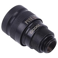 Alphacool Eiszapfen quick release koppeling G1/4 AG - Deep Black sluiting Zwart