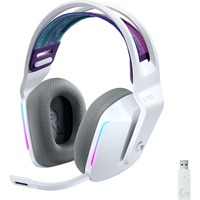 Logitech G733 LIGHTSPEED Wireless RGB over-ear gaming headset Wit, PC, PlayStation 4
